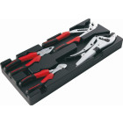 Module abs 1/3 de 4 pinces chromées polies SAM - P16J4M