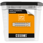 Cheville ESSBOX SCELL-IT Nylon - Galaxy - Ø8 mm x 40 mm - Boite de 100 - EX-91011408