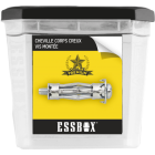 Cheville ESSBOX SCELL-IT corps creux - Spyder plus - Ø4 mm x 47 mm - Boite de 100 - EX-91108104047