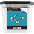 Collier de plomberie essbox scell-it simple standard ø 25 mm - ø7 mm x 150 mm - boite de 50 - ex-93201125