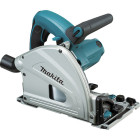 Scie circulaire plongeante makita 1300w 165mm en coffret mak-pac + rail de guidage 1400 mm - sp6000j1