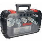 Set scie trépan progressor plombier bosch 9 pièces - ø 19-25-30-35-40-68 - 2608594191