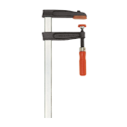 Presse à vis fonte et acier TGR - BESSEY - poignée bois - serrage 160 mm - saillie 80 mm - Rail 25x6 mm - TGR16