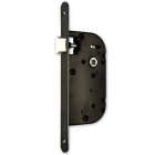 Coffre axe 40 NF MV5 métalux clé L droite noir même variure EURO-ELZETT - sans gache réversible - G840E077K4
