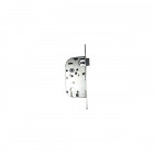 Coffre axe 50 nf métalux bec de cane aspect inox gauche euro-elzett - sans gache réversible - g848e2d7k4l roz