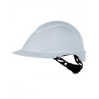 Casque de chantier non aéré en A.B.S. SINGER - serrage par crémaillère -  testé contre isolation électrique - blanc - FORCE2W