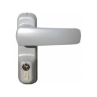 Ensemble béquille cylindre grand modèle ISEO anti-vandalisme - Gris - 94011003T 