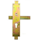 Serrure 3ème point long pênes droits TIRARD zinguée pour portail - Droite - CE112105