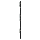 Serrure 3 points TF3 à relevage 41mm STREMLER Axe 26 U24x6mm - pêne 1/2 tour perroquet+fourreau - 6570.41.4C