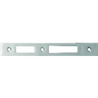 Gâche plate centrale Multiblindo ISEO - bascule/crochet - Inox - 180x24x3 - 038094