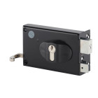 Serrure en applique horizontale - Réglable 52/60 mm - Tirage Droite - Cylindre euro - ND10 9770