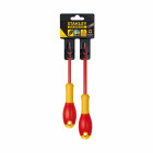 Tournevis borniers isoles 1000 v pz1x100mm et pz2x125mm - jeu de 2 pièces FATMAX - FMHT0-62649