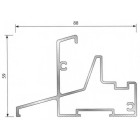 Seuil pour bois à joint sur ouvrant BILCOCQ – 58 x 88 mm – PB58JO2