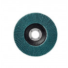 10 disques lamelles lamdisc convexe d.115x22,23mm grain 60 support fibre
