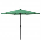 Parasol de jardin solide résistant au rayonnement uv imperméable polyester acier 300 cm - Couleur au choix