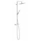 Colonne de douche LEAF SHOWER pomme de douche 300x300 mm - Chromé