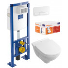 Combipack TOUT-EN-UN - O.NOVO DirectFlush - Blanc