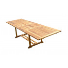Table kaloa rectangle 200-300x100xh75 teck huilé