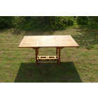 Table sidan rectangulaire 120-180x100xh75 teck huilé