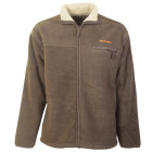 Veste polaire marron doublée double face - Taille XXL - BOSSEUR - No Terre
