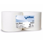 Pack de 2 Bobines Lux Wiper extra blanc CRISTAL HYGIENE 900 feuilles de 30 cm 2 plis - PR1000SM