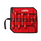 Mini sac à outils textile + 8 tournevis VIRAX - 341810