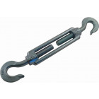 Tendeur à cage standard acier zingué 2 crochets Ø10 mm VISO - TCC10E Tendeur à cage standard acier zingué 2 crochets Ø10 mm VISO - TCC10E