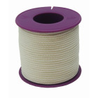 Bobinot tresse nylon blanc VISO Ø1,5 x L.50 m - RNT1015