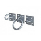 Crochet fermé à platine acier zingué Øfil 8 / ouverture 10 mm VISO - CFP80E