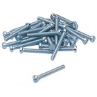 Vis métaux lennie tête cylindrique fendue - ø6x50 - boite de 200 - vmcf0605002b