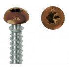 Vis mustad framex pour pvc - tête fraisée réduite torx - ø6x70 mm - boite de 100 - chromiting - laqué marron - sp305a60070034c