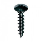 Vis mustad panelvit fc tête de penture - torx - ø6x40mm - zingué noir - boite de 200 - pv029a600400knc