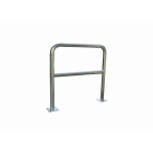 Barrière de protection avec platine 150 x 150 mm VISO - acier galva - 1000 x 1000 m - Ø40 mm - BAR400GAL