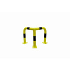 Arceau d'angle jaune et noir VISO - 600 x 600 x 600 mm - Ø76 mm - BARA6066NJ