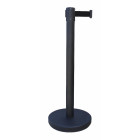 Poteau de guidage à sangle 2m VISO - hauteur 910 mm - sangle noire - RECO2BKBK