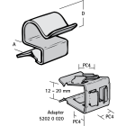 Attache de bord de tôle walraven britclips pc12 18 - poutrelles 8-12 mm ø 15 - 18 mm - sachet de 25 pièces - 52021812