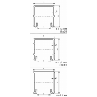 Rail de montage WALRAVEN BIS RapidStrut - 41 x 21/2.0 mm - Barre de 2 mètres - 6505222