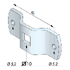 Support moteur t5 c10 fem.2m6 entraxe 48