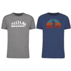 Lot de 2 t-shirt de travail BOSSEUR Evo Greige - 12231-006