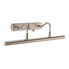 Applique led picture avec variateur, acier brossé, 45 cm
