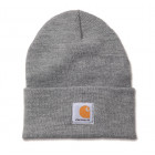 Bonnet poly-acrylique gris clair chiné tu carhartt s1a18hgy