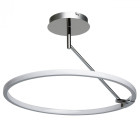 Plafonnier chromé megapolis 1 ampoule 38 cm