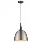 Suspension nickel satiné frinton 1 lumières Suspension nickel satiné frinton 1 lumières