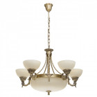 Chandelier laiton classic 5 ampoules 95 cm