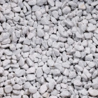 Galet marbre blanc carrare 15-25 mm - pack de 7m² (1 big bag de 500kg)