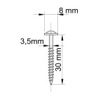 Boite de 250 Vis Inox A4 - AAVI01