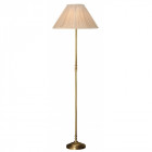 Lampadaire fitzroy, laiton, abat-jour beige