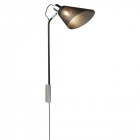 Applique plexus, chrome et noir