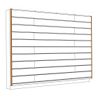 Accessoire universel gris 7016 mat texturé 1790mm pour clin bayha®
