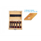 Coffret bois de 5 mèches à percer au carbure ISOCELE 100-700-05